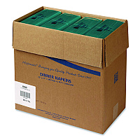 Hoffmaster Dinner Napkins, 2-Ply, 15 x 17, Teal, 1,000/Carton (180501)