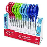 Maped Helix Essential Blunt School Scissors School Pack, Rounded Tip, 5.35