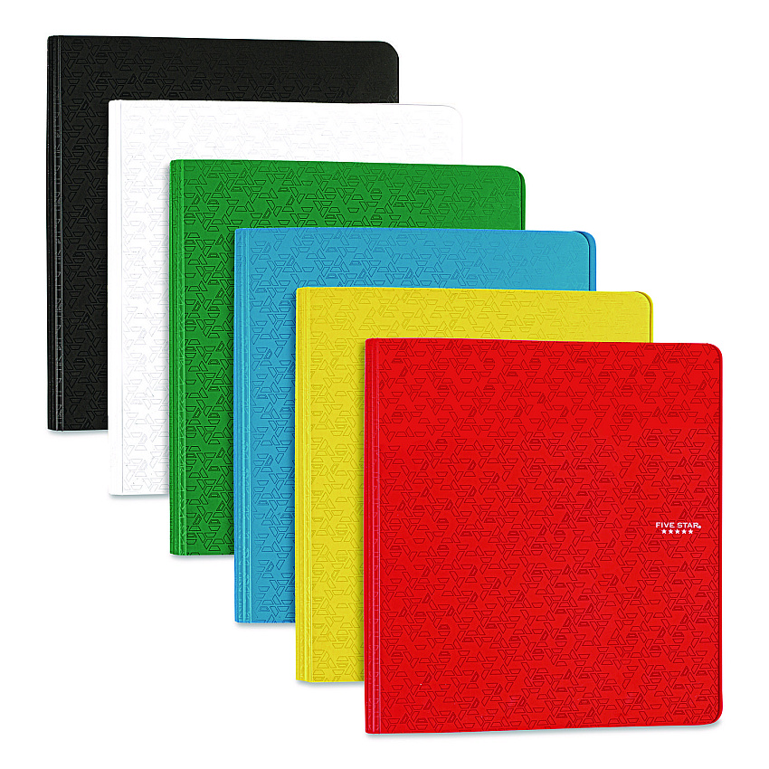 Five Star 1" Plastic Binder, 3 Rings, 1" Capacity, 11 x 8.5, Randomly Assorted Color (261340)