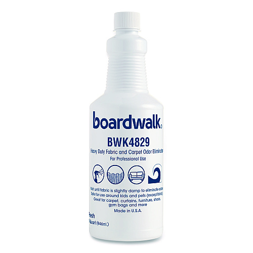 Boardwalk Fabric and Carpet Deodorizer, Fresh Scent, 32 oz Bottle, 6/Carton (4829)