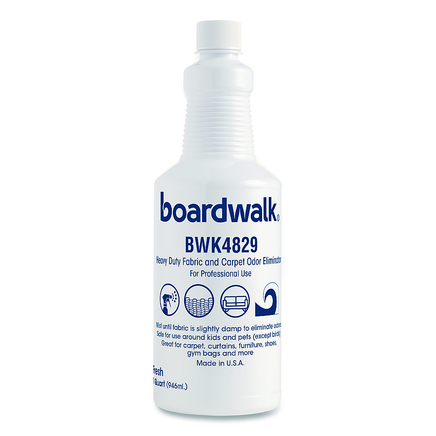 Boardwalk Fabric and Carpet Deodorizer, Fresh Scent, 32 oz Bottle, 6/Carton (4829)