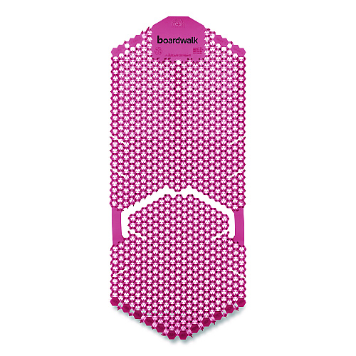 Boardwalk Vertical Urinal Screen, Spiced Apple Scent, Red, 5.22 oz, 6/Carton (VERUSRD)