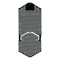 Boardwalk Vertical Urinal Screen, Midnight Coast Scent, Black, 5.22 oz, 6/Carton (VERUSBK)