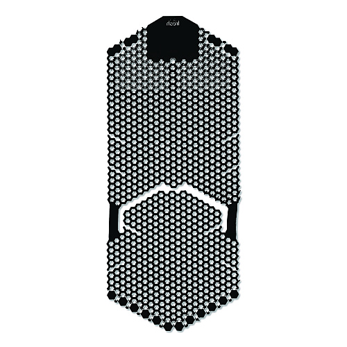 Boardwalk Vertical Urinal Screen, Midnight Coast Scent, Black, 5.22 oz, 6/Carton (VERUSBK)