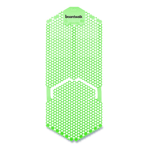 Boardwalk Vertical Urinal Screen, Cucumber Melon Scent, Green, 5.22 oz, 6/Carton (VERUSGR)