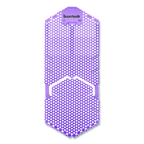 Boardwalk Vertical Urinal Screen, Lavender Scent, Purple, 5.22 oz, 6/Carton (VERUSPUR)