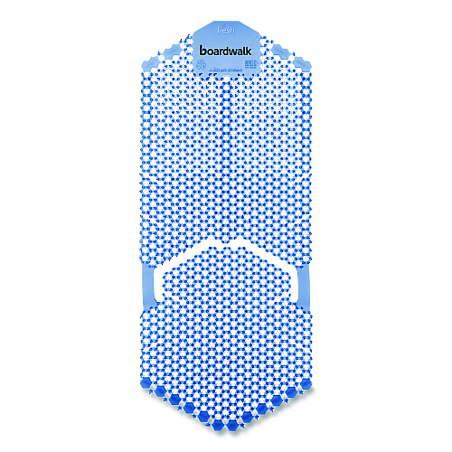 Boardwalk Vertical Urinal Screen, Cotton Blossom Scent, Blue, 5.22 oz, 6/Carton (VERUSCL)