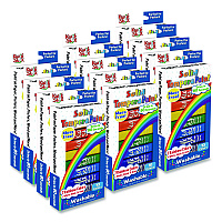The Pencil Grip Kwik Stix Tempera Paint Set, 10 Assorted Colors, 10 Paint Sticks/Pack, 12 Packs/Carton (69912)