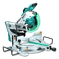 Makita LS1019L 10" Dual-Bevel Sliding Compound Miter Saw with Laser, 3,200 RPM, -48 to +48 Degree Bevel, -60 to +60 Degree Miter