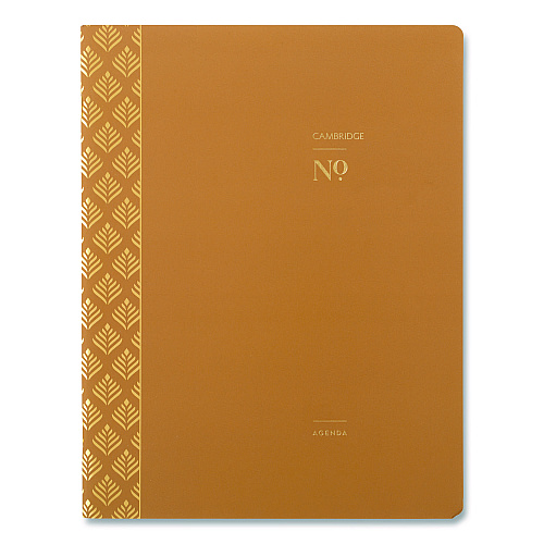 Cambridge WorkStyle Stitched Monthly Planner, 11 x 8.5, Sunbaked Clay Cover, 12-Month (Jan-Dec): 2026 (160609107)