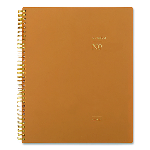 Cambridge WorkStyle Weekly/Monthly Planner, 11 x 8.5, Baked Clay Cover, 12-Month (Jan-Dec): 2026 (160690507)