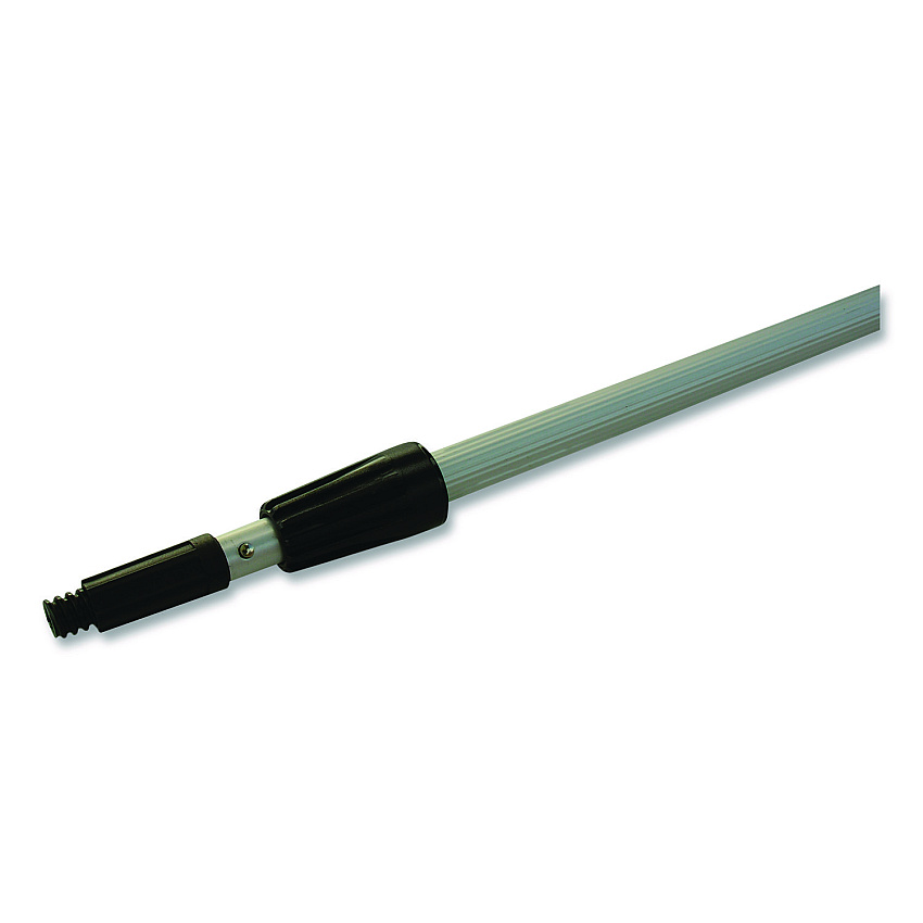 Boardwalk Aluminum Extension Pole, 96", Silver/Black (8POLE6)