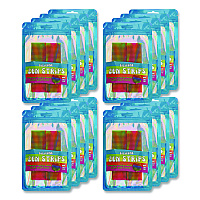 The Pencil Grip Silicone Zen Strips, Multicolor, 2/Pack, 24 Packs/Carton (89624)