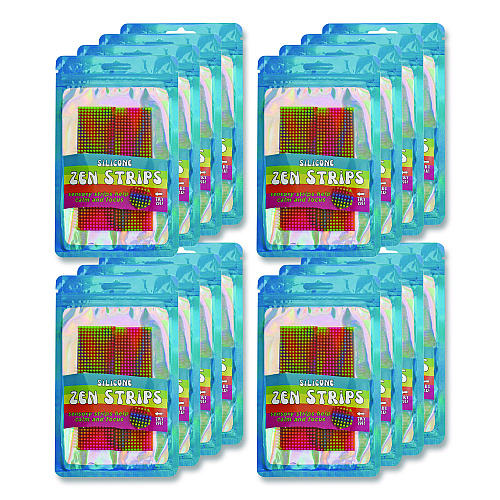 The Pencil Grip Silicone Zen Strips, Multicolor, 2/Pack, 24 Packs/Carton (89624)