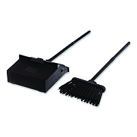 Carlisle Duo-Pan Upright Dust Pan and Broom, 11.8w x 36h, 24.5