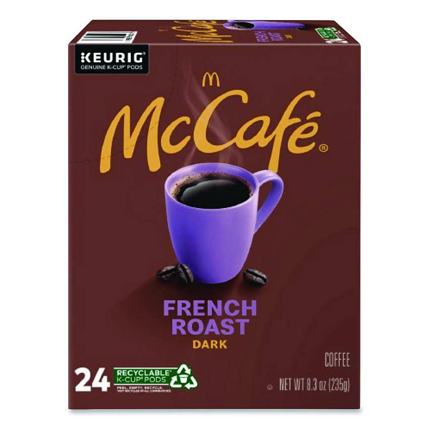 McCafe French Roast K-Cup, 24/BX (7466)