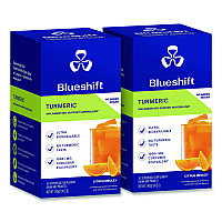 Blueshift Turmeric Citrus Medley Drink Mix, Citrus Medley Flavor, 0.16 oz Packets, 10/Pack, 2 Packs/Carton (60004166)