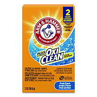 Arm & Hammer Plus the Power of OxiClean Powder Detergent, 2 oz Box, 156/Carton (5703760000)