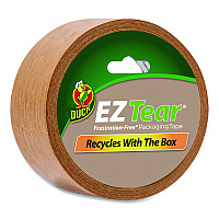 Duck Brand EZ Tear Paper Tape, 1.88" x 25 yd, Brown (242828)