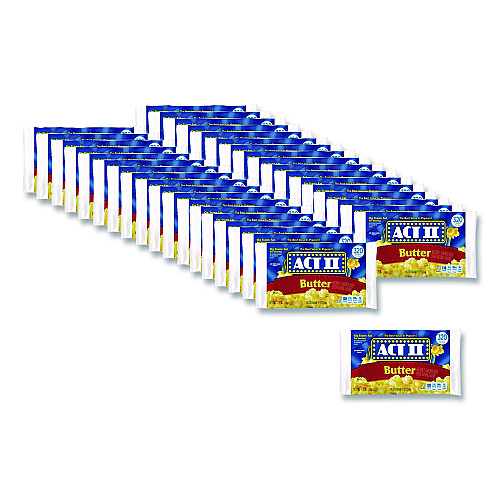 Act II Microwave Popcorn, Butter, 2.75 oz Bag, 36/Carton (GOV23223)