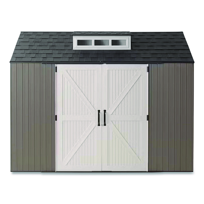 Rubbermaid Storage Shed, 337 cu ft, 7 ft x 10 ft x 8 ft, Brown (2145548)