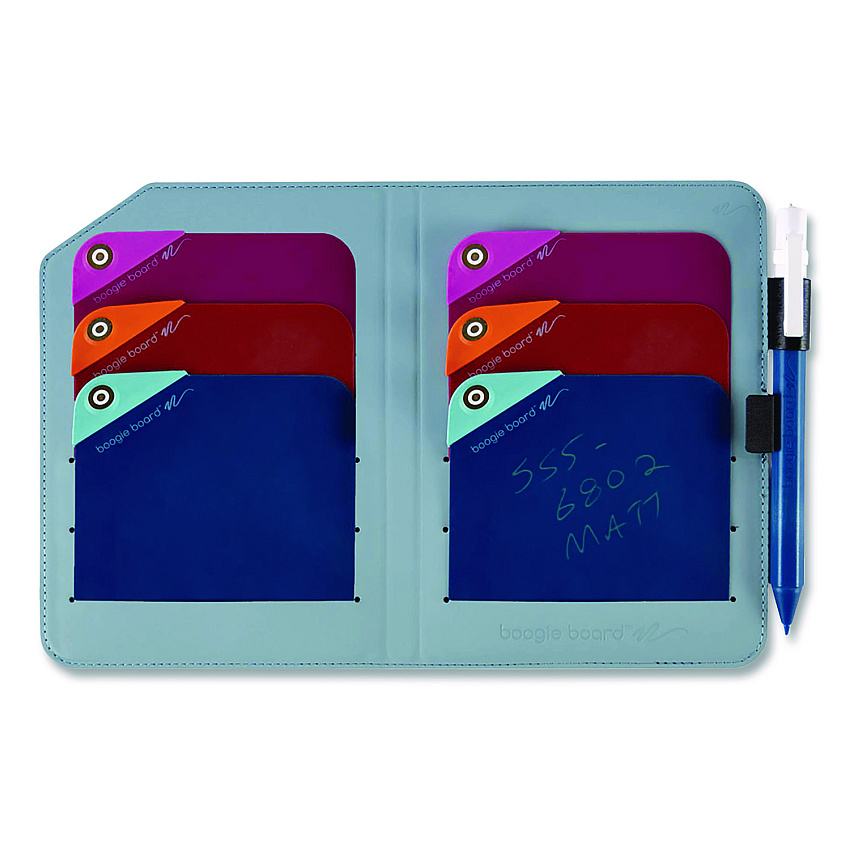 Boogie Board VersaNotes Portfolio, 6.9" x 5", Magnetic Closure, Black (VNP01B0001)