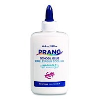 Prang Washable Liquid White School Glue, 4.4 oz, Dries Clear (X152000001)