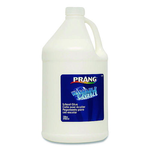 Prang Washable Liquid White School Glue, 128 oz, Dries Clear (X152300001)