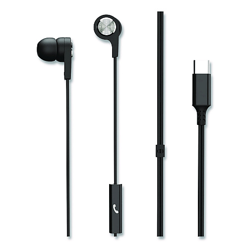 Maxell USB-C Earbuds, Black (199261)