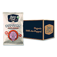 LesserEvil Snack Organic No Cheese Cheesiness Popcorn, Cheese, 0.88 oz Bag, 18/Carton (LSN00862)