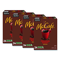 McCafe Premium Roast K-Cup, 24/Box, 4 Boxes/Carton (7465CT)