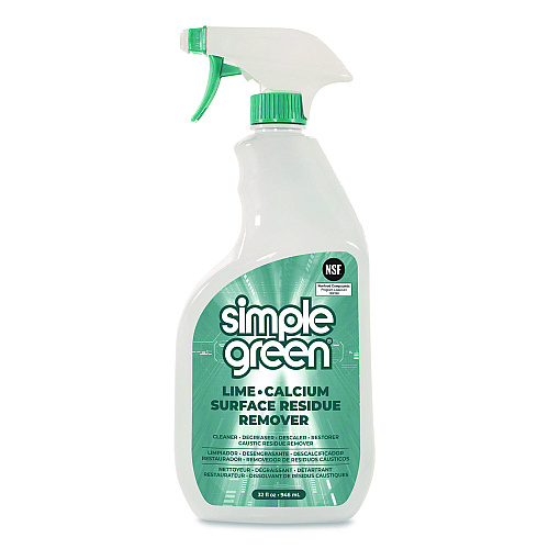 simple green Lime Calcium Surface Residue Remover, 32 oz Spray Bottle, 12/Carton (1700032)