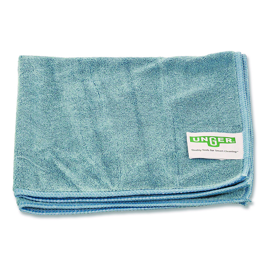 SmartColor MicroWipes 4000, Heavy-Duty, Microfiber, 16 x 15, Blue, 10/Pack