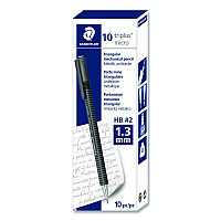 Staedtler Mechanical Pencils, 1.3 mm, HB (#2), Black Lead, Pearl Barrel, 10/Box (7741380A6)
