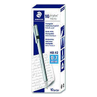 Staedtler Mechanical Pencils, 0.7 mm, HB (#2), Black Lead, Pearl Barrel, 10/Box (7742780A6)