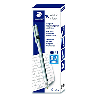 Staedtler Mechanical Pencils, 0.7 mm, HB (#2), Black Lead, Anthracite Barrel, 10/Box (7742781A6)