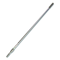 Unger SmartColor TelePole, 48" to 96", Silver/Green (EZ25G)