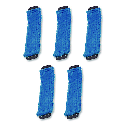Unger SmartColor MicroMop 15.0, 16", Blue, 5/Carton (MM40B)