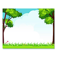 Geographics Tree Free Award Certificates, 8.5 x 11, Green/Brown/Blue, with Outside Scene Border, 15/Pack (49950)