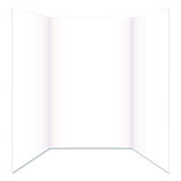 Royal Brites Tri-Fold Foam Board, 28 x 40, 0.19" Thick, White/White (20317)
