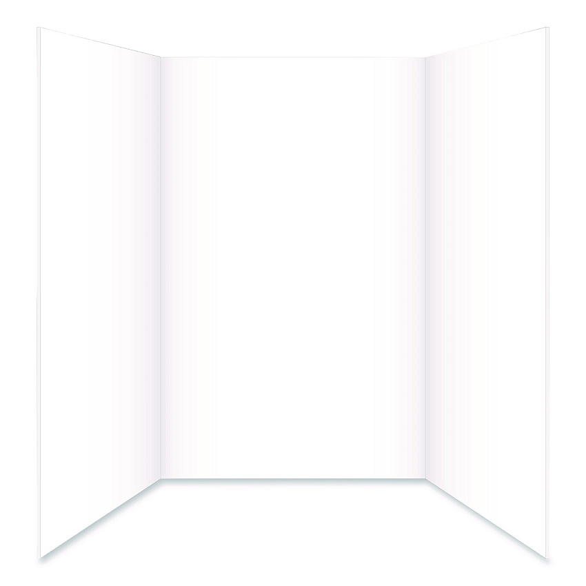 Royal Brites Tri-Fold Foam Board, 28 x 40, 0.19" Thick, White/White (20317)