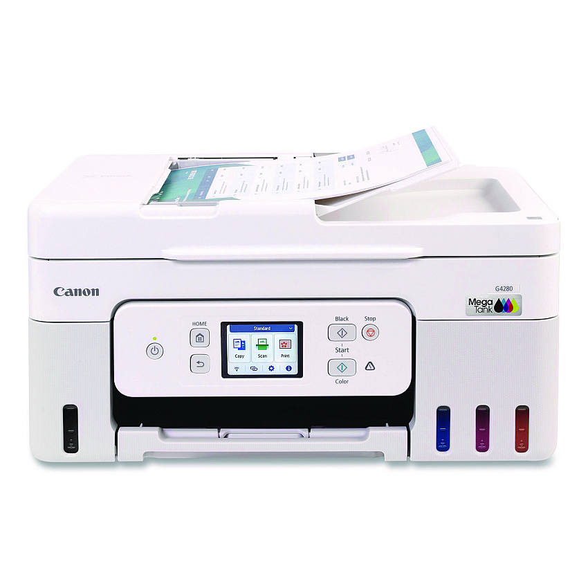 Canon PIXMA G4280 MegaTank All-in-One Inkjet Printer, Copy/Print/Scan (6704C022)