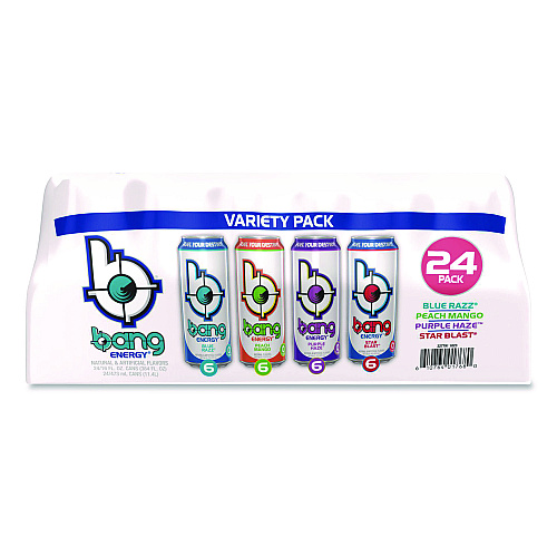 Energy Drink Variety Pack, Assorted Flavors, 16 oz Can, 24/Carton