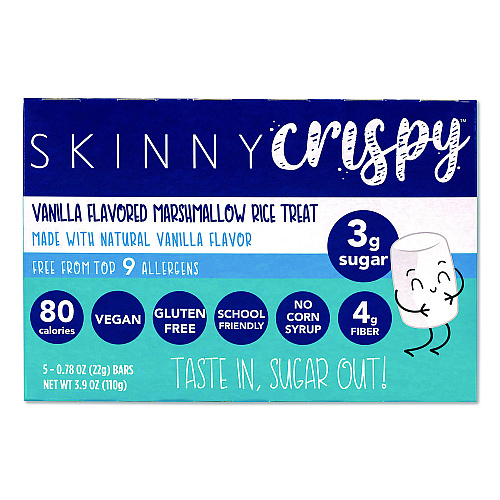Crispy Treat, Vanilla, 0.78 oz Bars, 5 Bars/Pack, 3 Packs/Carton