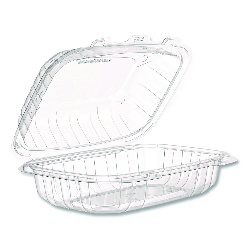 Dart Microwaveable Hinged Containers, ProPlanet, 6.5 x 9 x 3, Clear, Plastic, 300/Carton (69PPHT1)