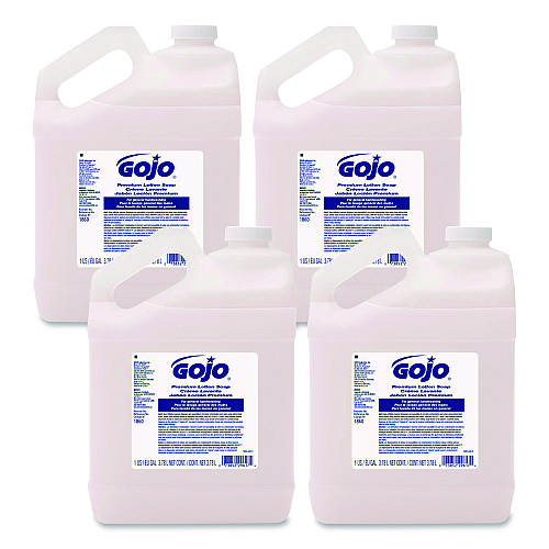 GOJO Premium Liquid Hand Soap Refill, Waterfall Scent, 1 gal (186004)