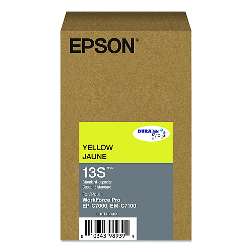 Epson T13S420 (T13S) DURABrite Pro Ink, 1,700 Page-Yield, Yellow