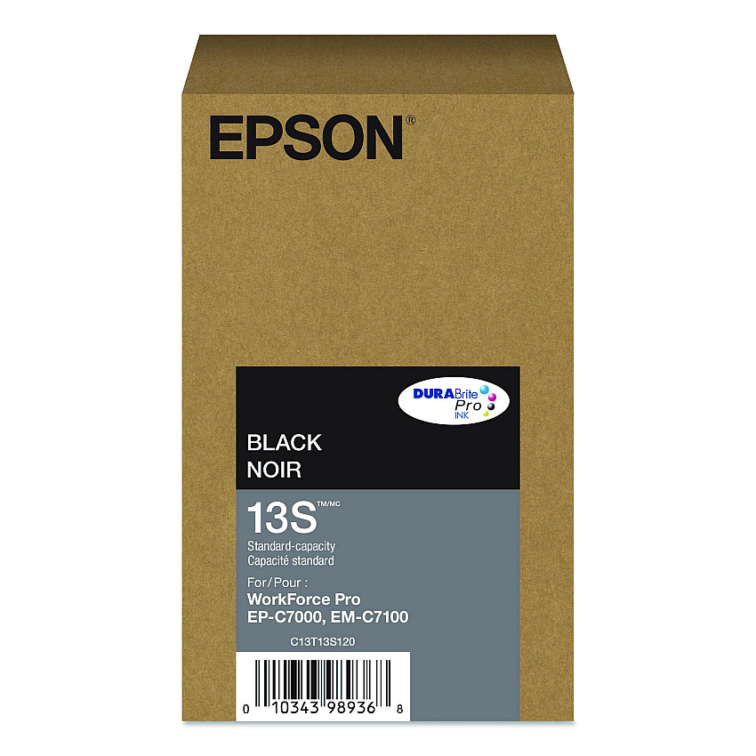 Epson T13S120 (T13S) DURABrite Pro Ink, 2,900 Page-Yield, Black