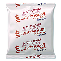 Diplomat Coffee Light House Frac Pack, 2.5 oz, 100/Carton (CLCLH25100R)