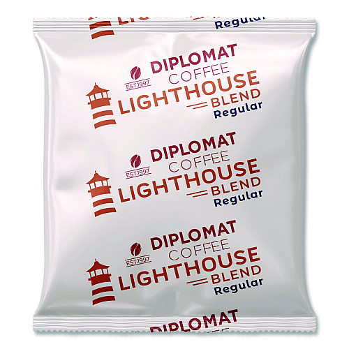 Diplomat Coffee Light House Frac Pack, 2.5 oz, 100/Carton (CLCLH25100R)
